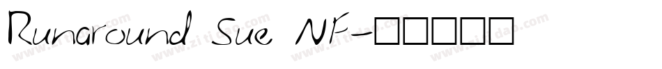 Runaround Sue NF字体转换